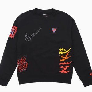 RARE Mens Nike NSW 3M 'Work of Art'  Reflective Graffiti Crewneck Size L